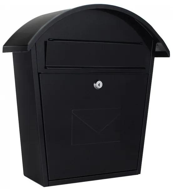 T02934 Jesolo postaláda fekete színben 370x360x135mm