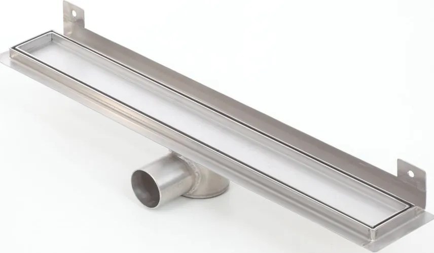 Kesmet 90 cm-es fal melletti lineáris zuhanyfolyóka, fém szifonnal