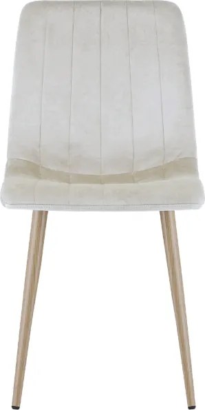 Bézs bársony szék LAVA CAMEL BEIGE