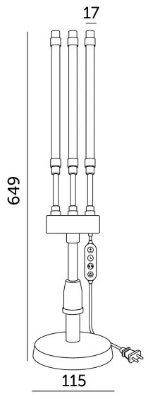 Brilagi - LED Dimmelhető fényerejű lámpa növények termesztésére VITABLOOM 3xLED/10W/230V