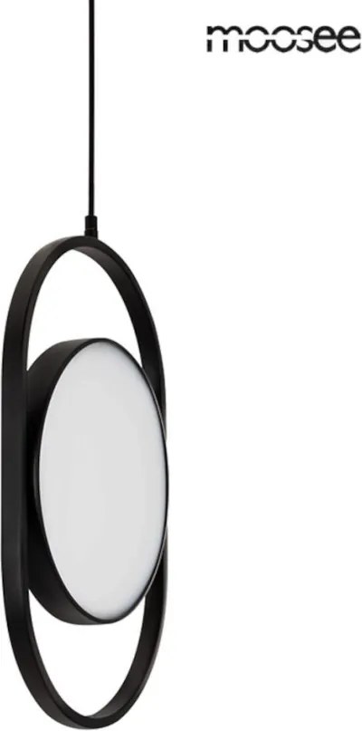 KING HOME MSE010100314 SPINNER Modern Led Függesztett Lámpa Fehér, Fekete LED IP20