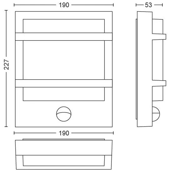 Philips 17395/93/P0 - LED Kültéri fali lámpa MYGARDEN PETRONIA LED/12W IP44