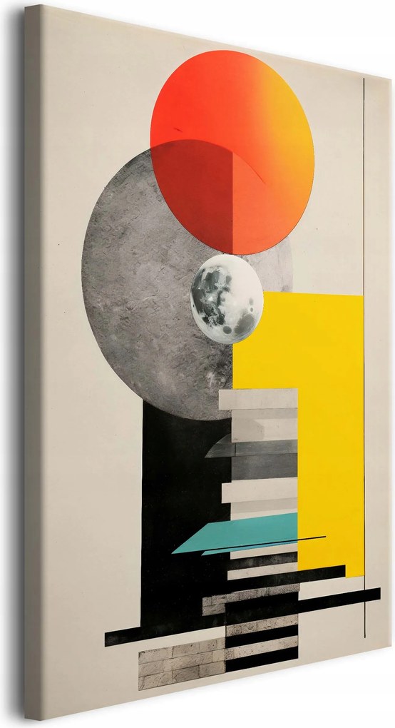 Vászonkép Modern fali dekoráció a nappaliba Absztrakt Színek