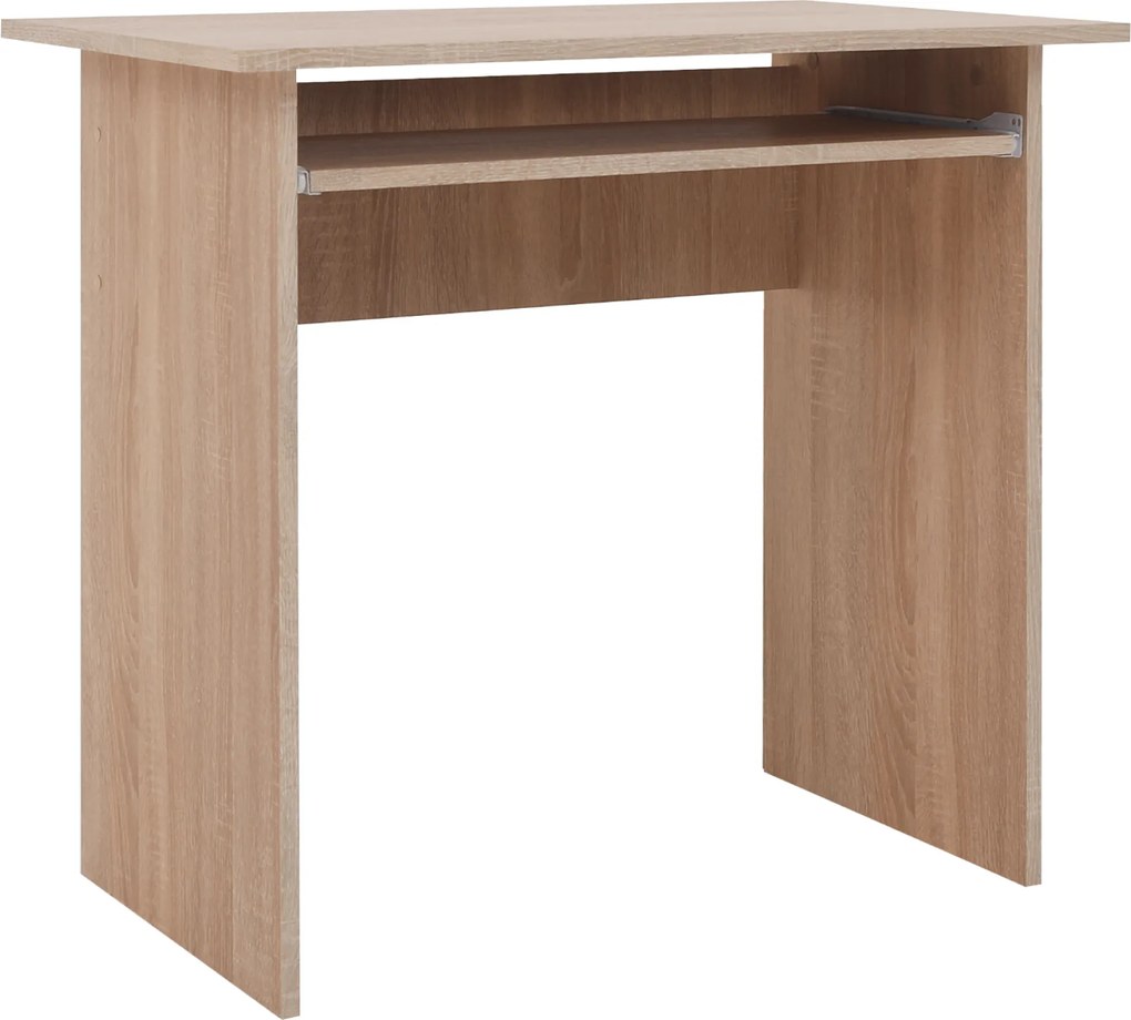Számítógépasztal, sonoma tölgyfa, VERNER NEW