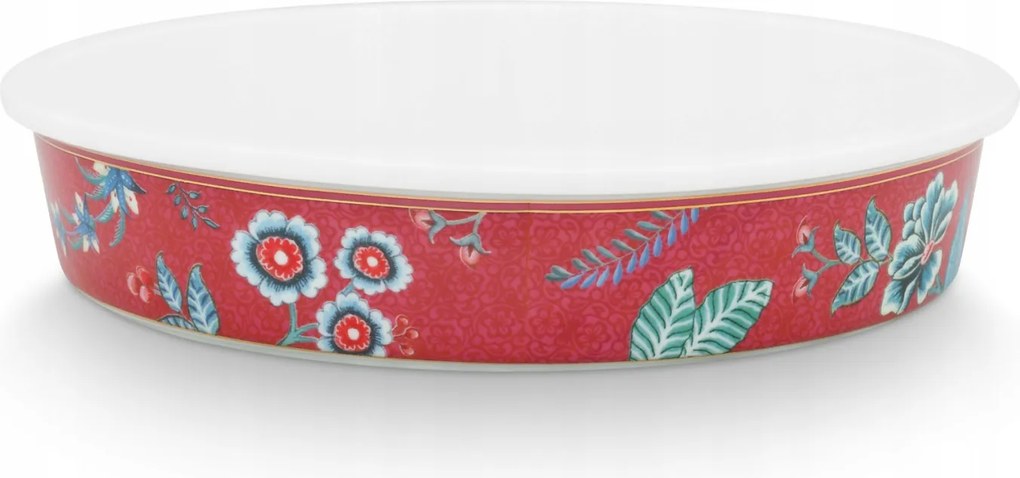Kerek sütőforma Flower Festival Dark Pink PiP Studio, 25,5 cm