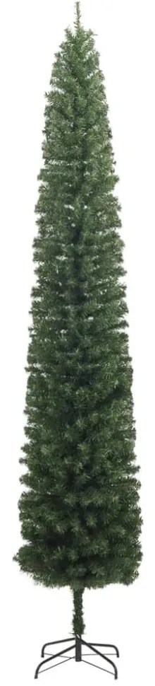 vékony PVC műkarácsonyfa állvánnyal 270 cm
