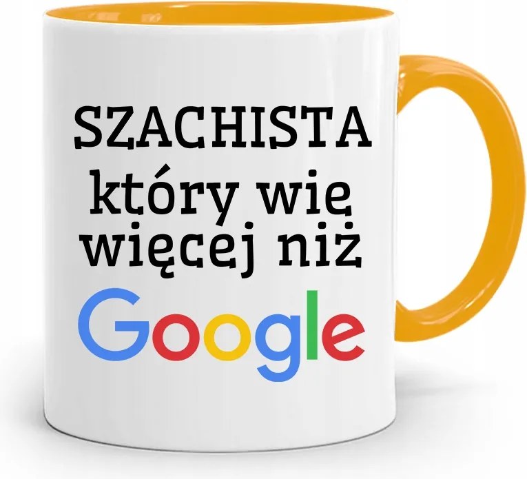 Sakkozóknak Sárga Bögre Születésnapi Ajándéknak, fényképes nyomattal