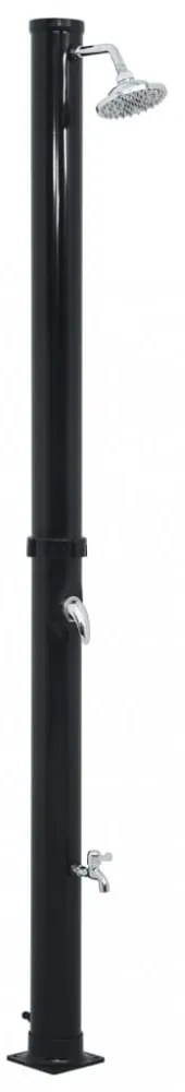 fekete szolárzuhany 220 cm 20 L