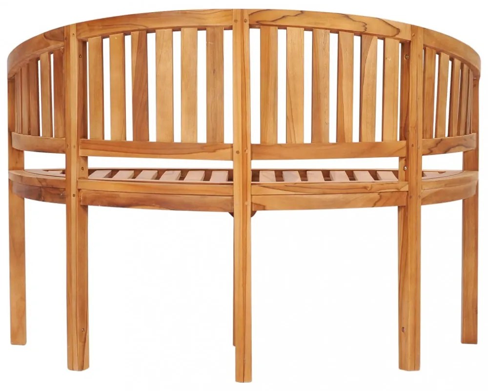 tömör tíkfa banán alakú pad 120 cm
