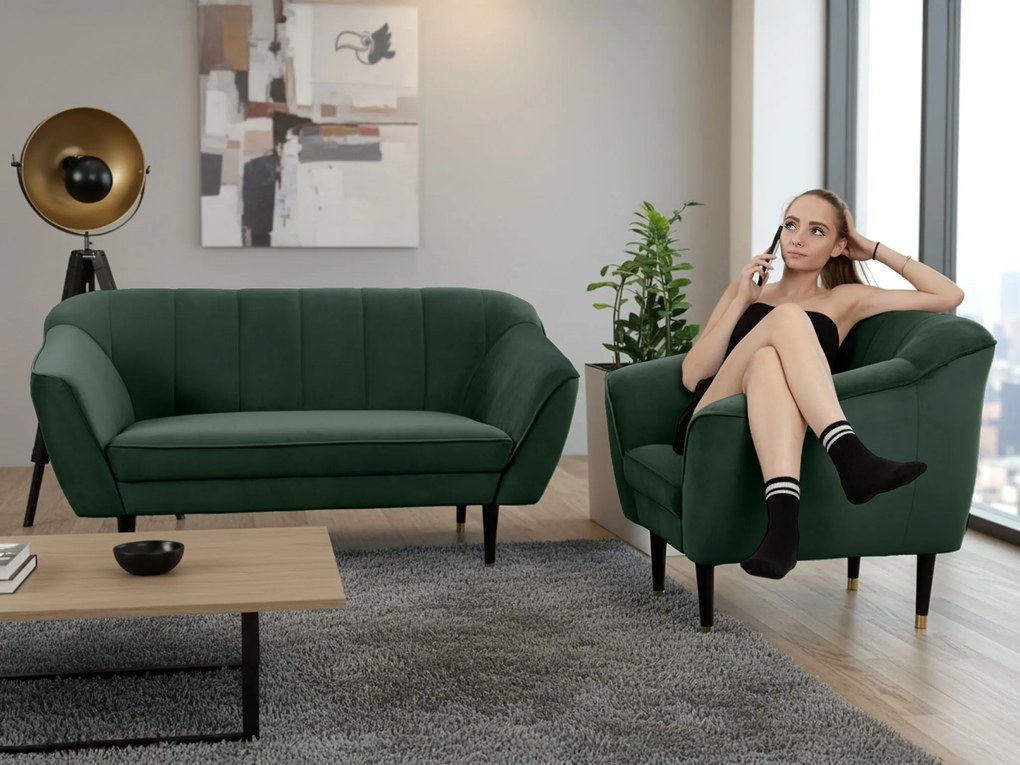 Wilsondo DÍVA II kanapé - zöld