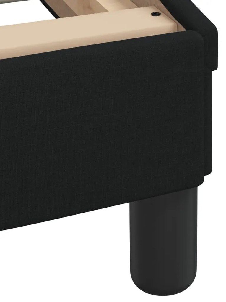 ágykeret matrac nélkül Hvar fekete 90x190 cm szövet