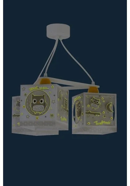 Dalber D-63394 - Gyerek csillár GOOD NIGHT 3xE27/60W/230V