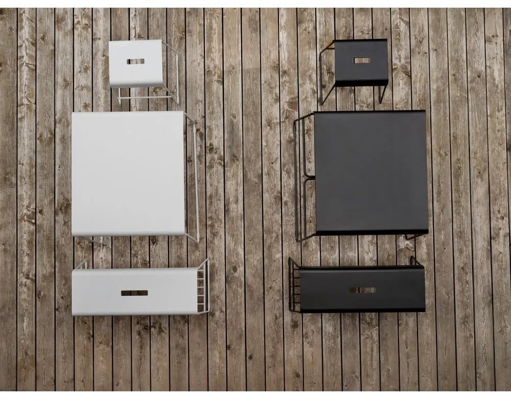 Fekete fém étkezőasztal 58x75 cm A-Café – Zone