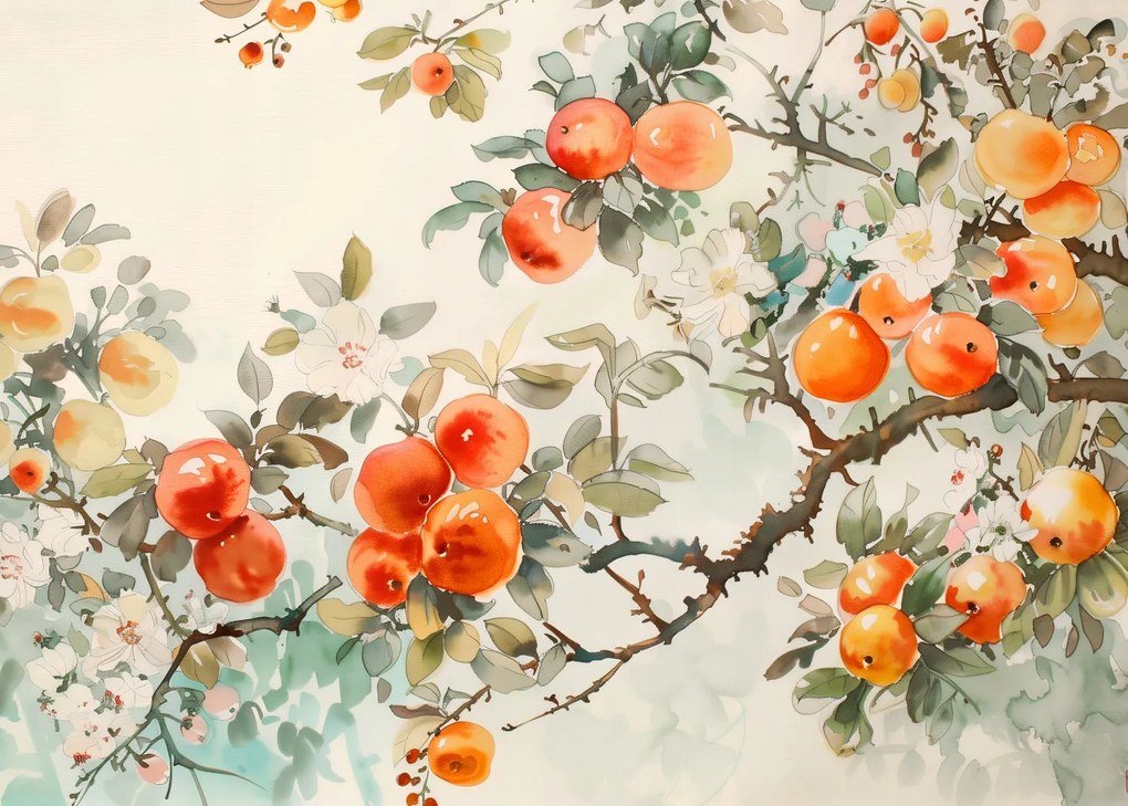 Poszter 70x50cm Persimonok