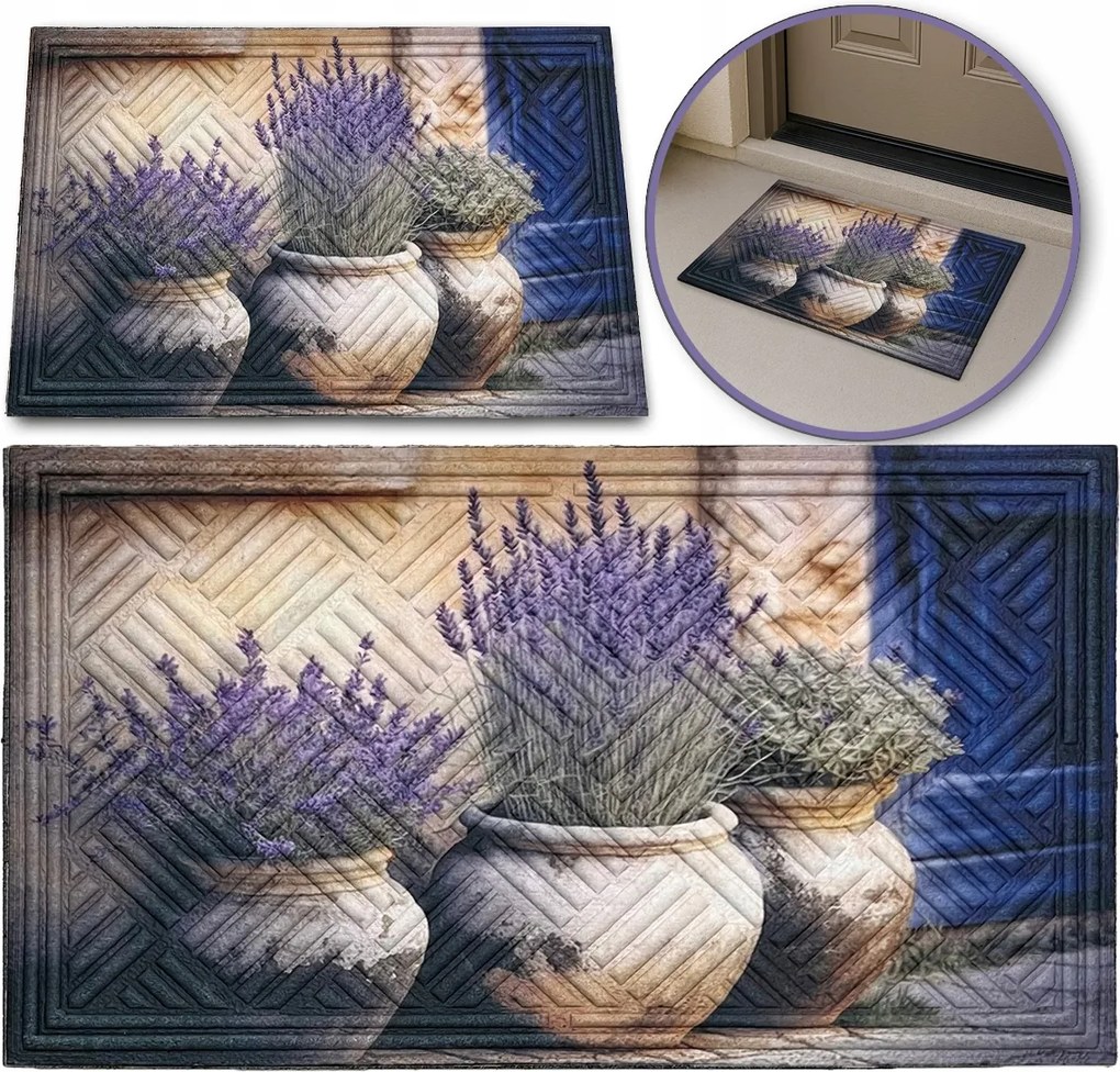 Lábtörlő Kültéri Szőnyeg Cipőajtó Alá Erős 45x75cm