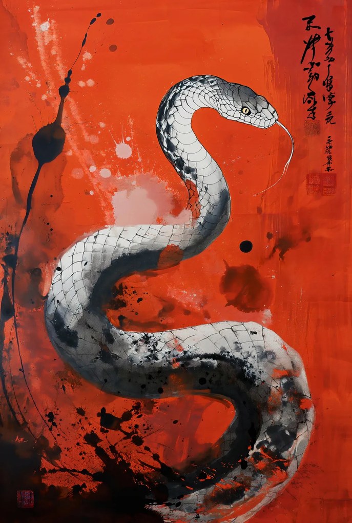 Poszter 68x101cm Sárkánykígyó lélegzet