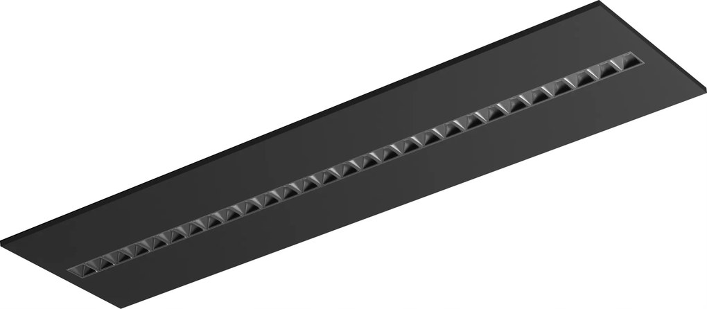 Falra szerelhető Led panel OptiLux CRI>90 40W 5600 lm 120x30 2in1 teljesen fekete