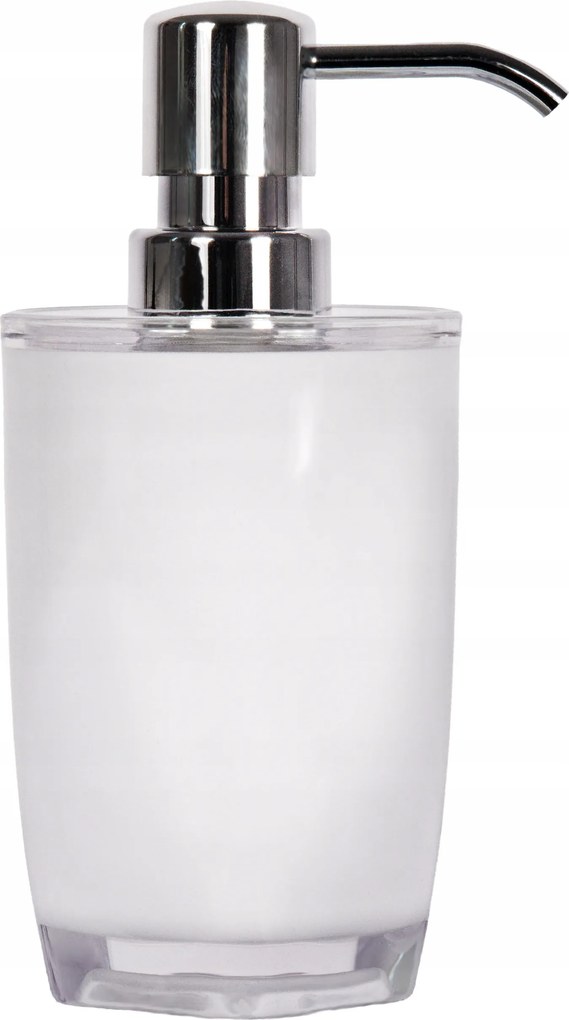 Folyékony Szappan Adagoló Fehér Fürdőszobai Szabadon Álló Akril Strapabíró