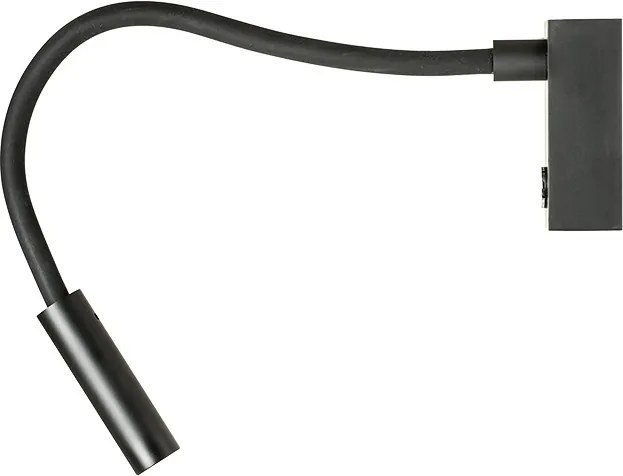 RENDL AIM na husím krku černá 230V LED 3W 45° 3000K