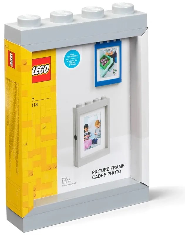 Szürke képkeret, 19,3 x 26,8 cm - LEGO®