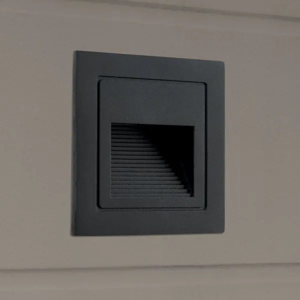 Orion AL 11-1217 - LORO LED beépíthető lámpa 2W 230V IP65 fekete