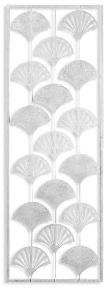 Fém fali dekoráció 32x90 cm Gingko – Wallity