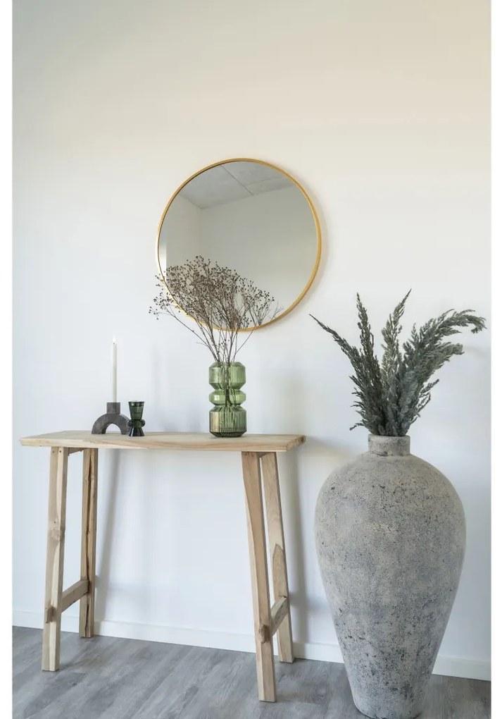 Madrid tükör alumínium, sárgaréz hatású, ø60 cm