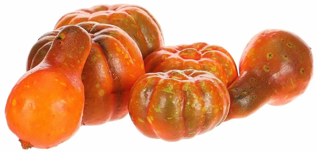Őszi dekoráció Mű tökök szett, 6 db, különbözőformák