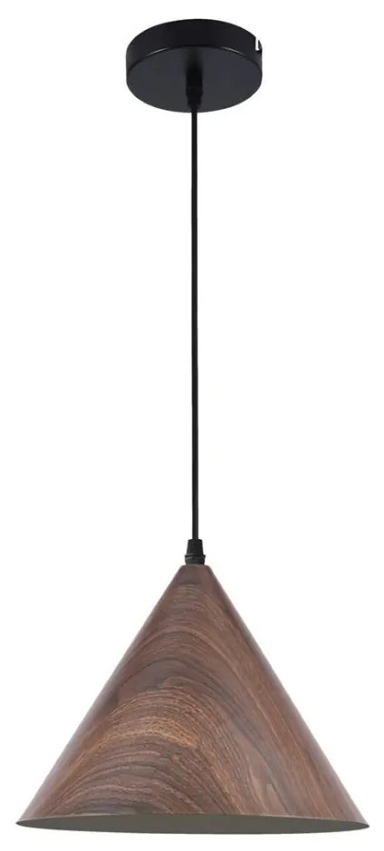 Csillár zsinóron BOSCO 1xE27/15W/230V barna