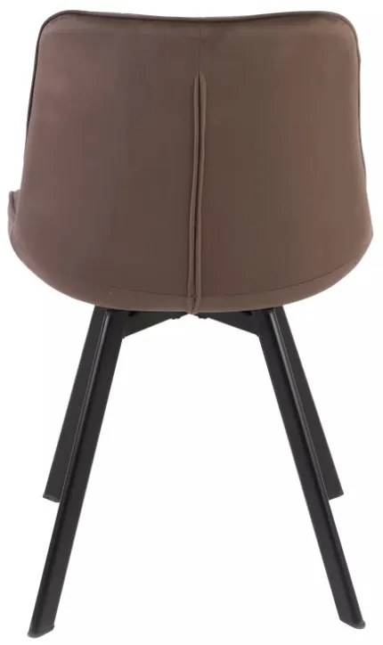 Monti bársony étkezőszék cappuccino