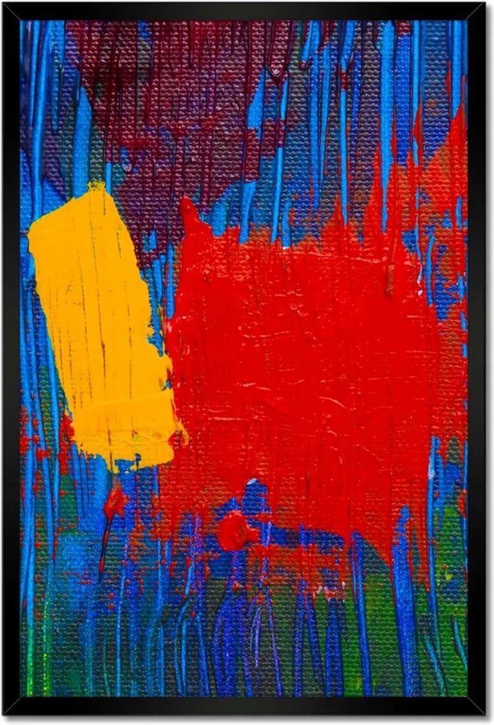 Poszterek keretben 40x60 Absztrakt Kis kutya