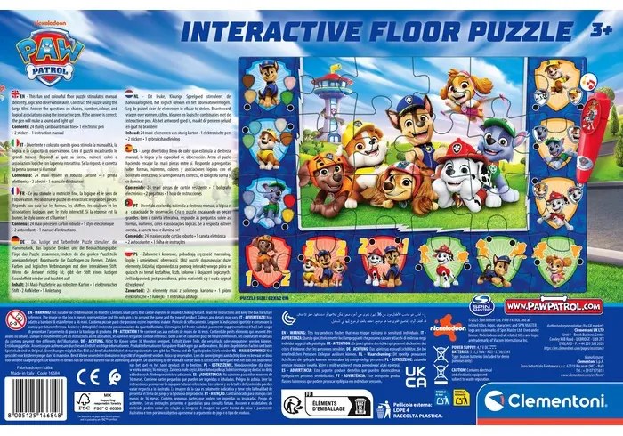 Mancs Őrjárat Team interaktív 24 db-os puzzle Clementoni