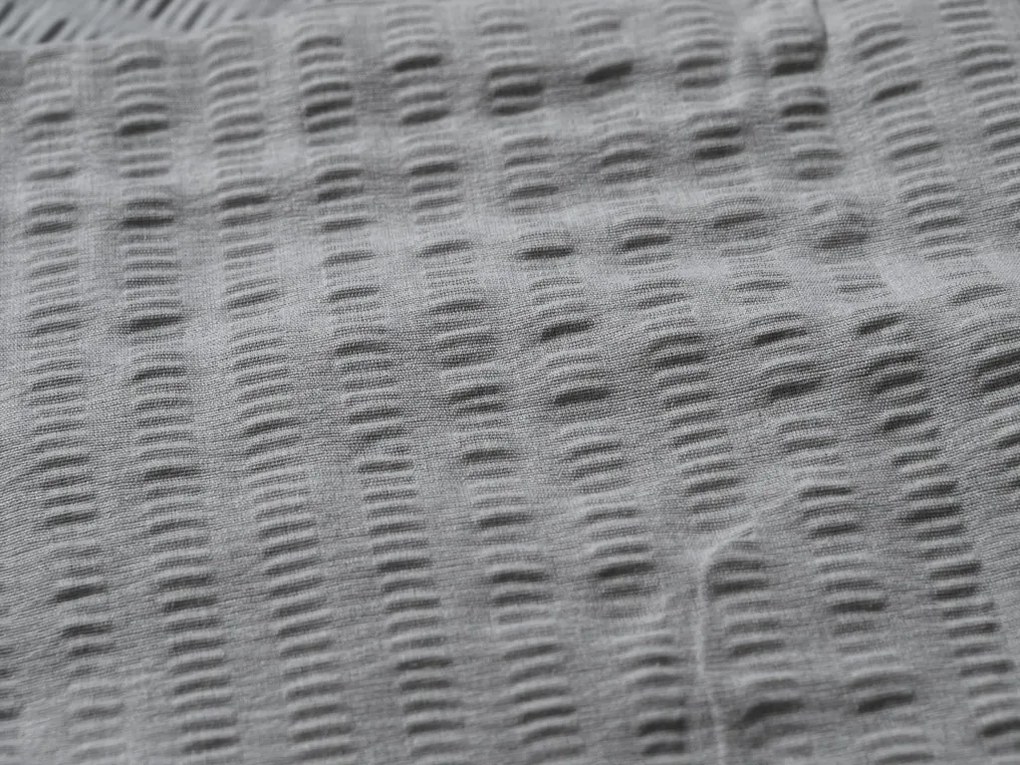 DENYX szürke krepp ágyneműhuzat, hotelzsebes Ágyneműhuzat mérete: 70 x 90 cm | 140 x 200 cm