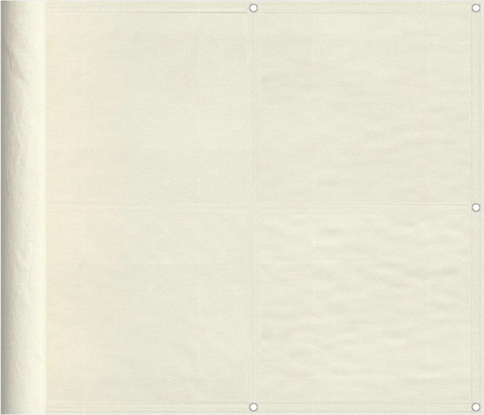vidaXL krémszínű 100% oxford poliészter erkélyparaván 90 x 1000 cm