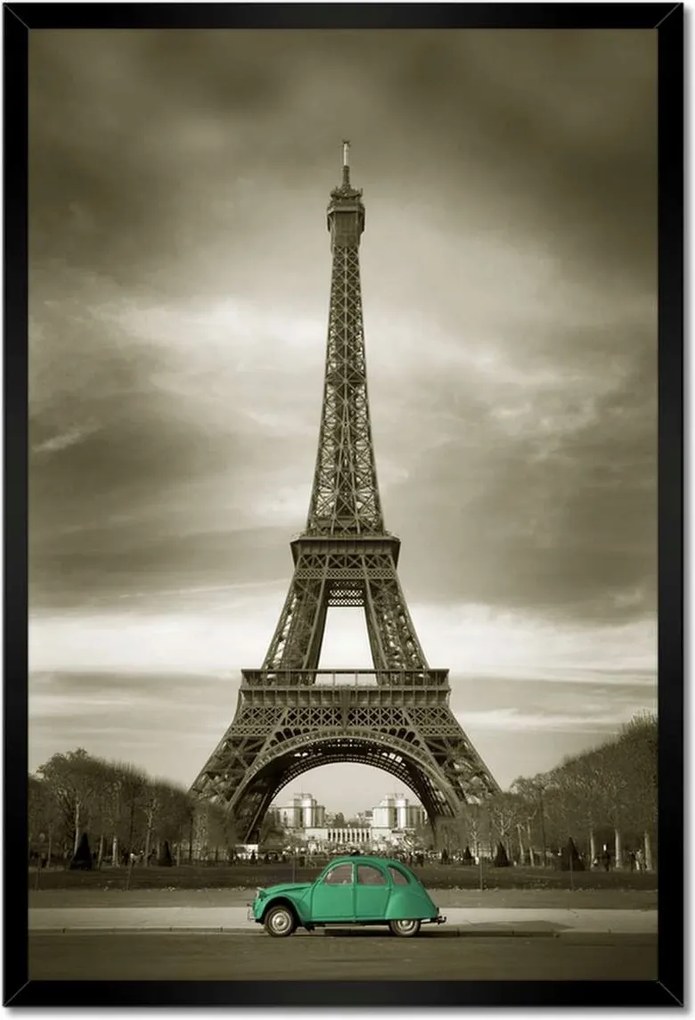 Poszterek keretben 40x60 Smaragd autó