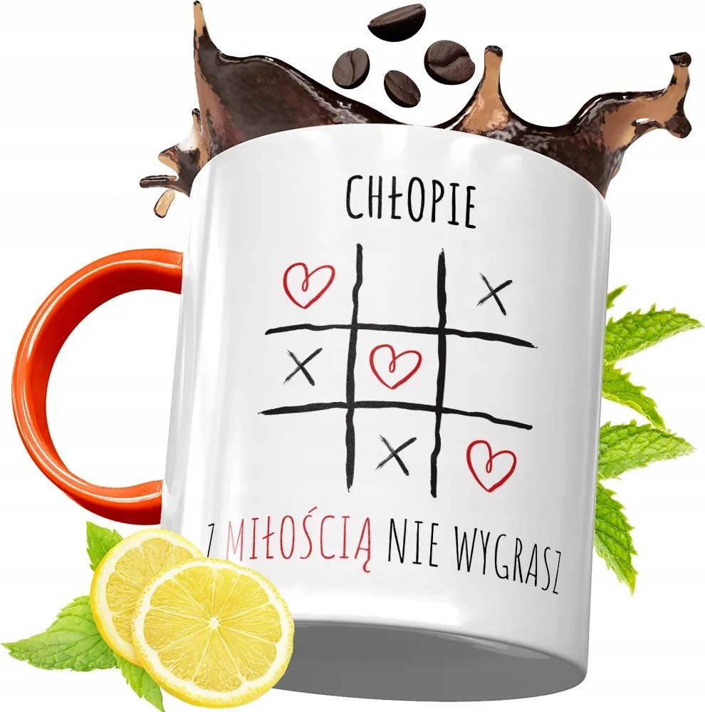 Narancssárga Bögre Fiúnak Tökéletes Ajándék fényképes nyomattal