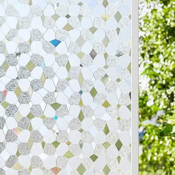 Finnez Privacy ablakfólia matt mintával és 3D hatással 60cm x 200 cm