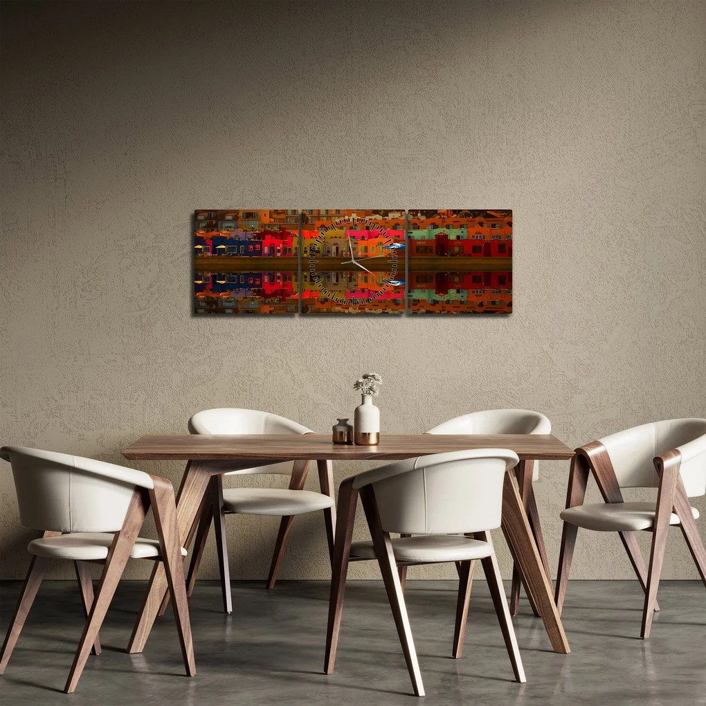 Kép - A nyári úszások helyszíne (órával) (90x30 cm)