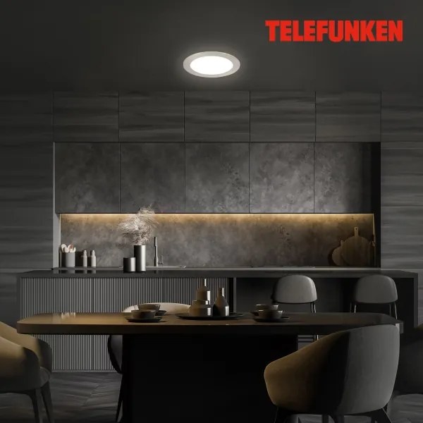 Telefunken 309402TF - LED RGBW Dimmelhető fürdőszobai beépíthető lámpa LED/12W/230V IP23 Wi-Fi Tuya