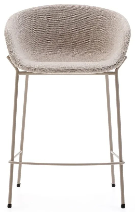 Bézs bárszék (ülésmagasság 65 cm) Yvette – Kave Home