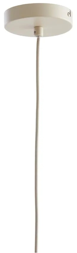 Bézs függőlámpa textil búrával ø 29 cm Elati – Light & Living