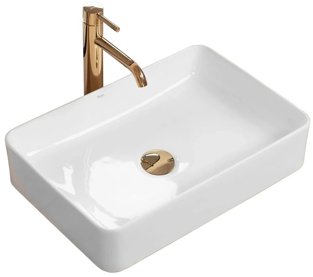 Rea Avia mosdó, 51 x 35 cm, fehér, REA-U0840