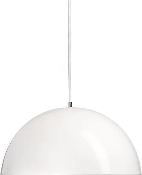 RENDL MONROE 40 függőlámpa csillogó fehér/fehér 230V LED E27 30W