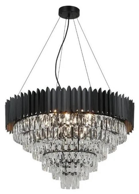 Brilagi - CARLOS kábeles csillár, 11× E14 foglalat, max. 40 W, 230 V, átmérő 80 cm