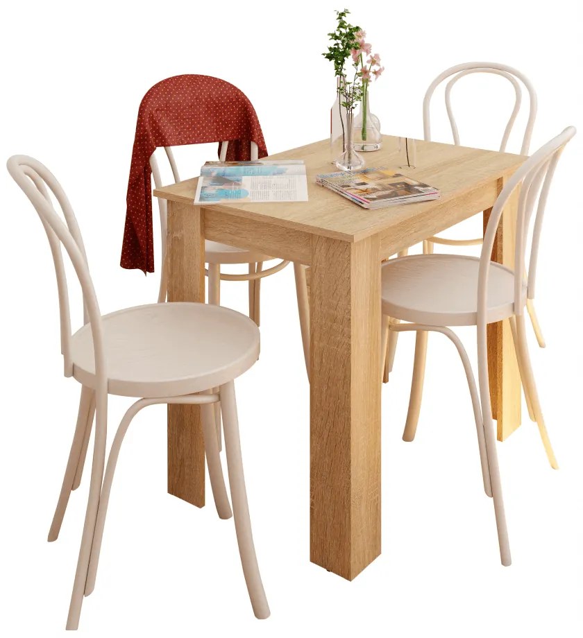 TARINIO étkezőasztal, sonoma tölgy