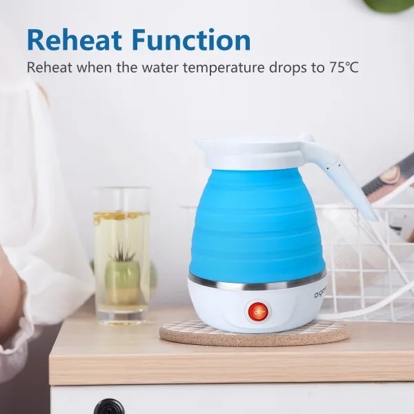 Aigostar utazó vízforraló 600 ml 1000W/230V