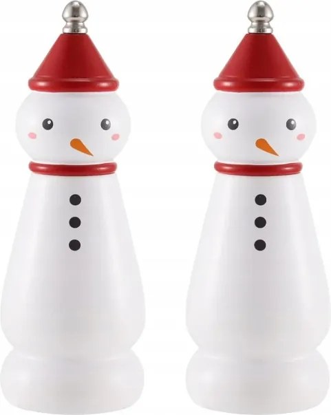 2 db-os só- és borsdaráló szett Vucchini fa hóember