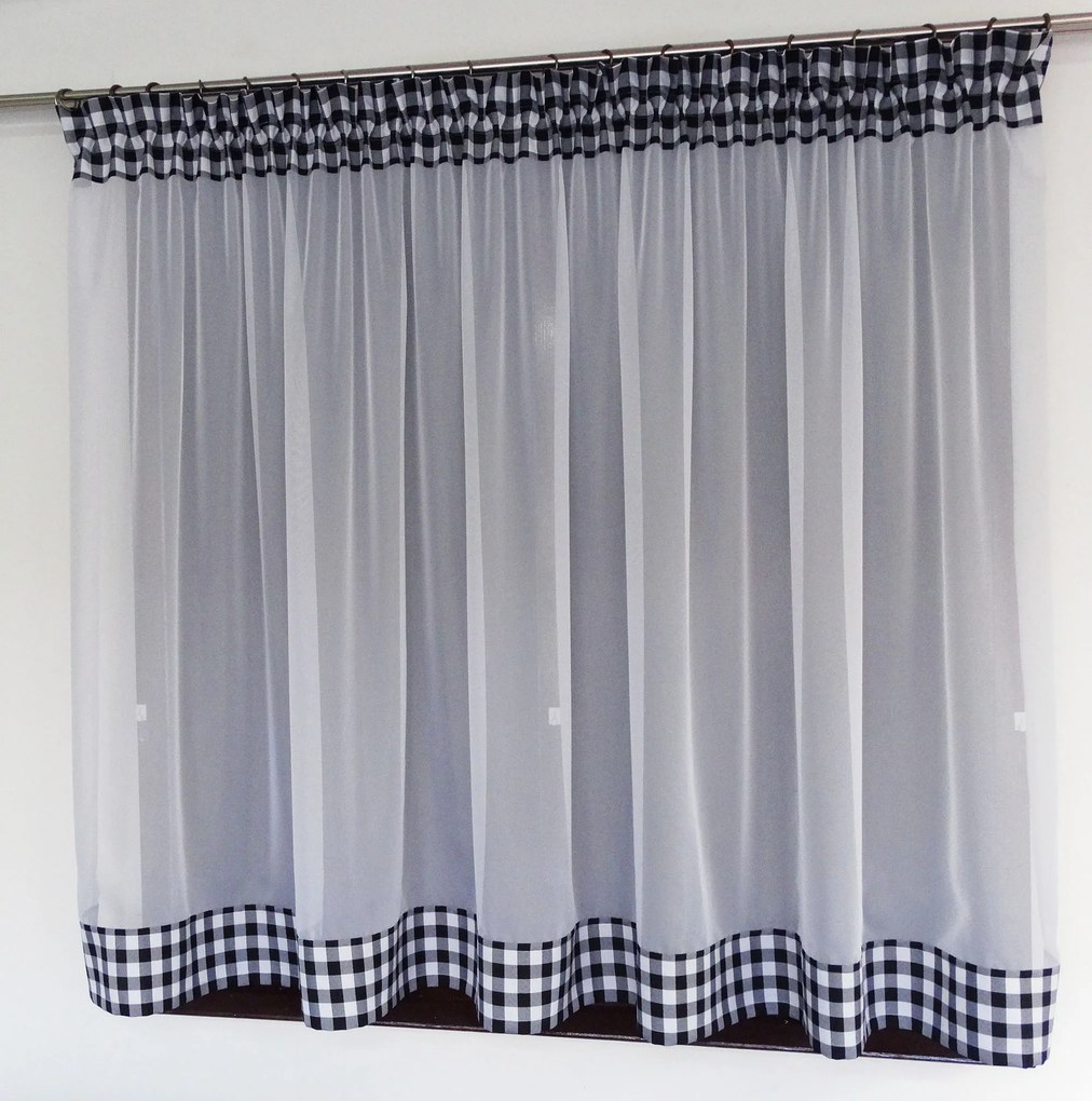 Mg Függöny Konyha Fátyol rács színek 300x150cm