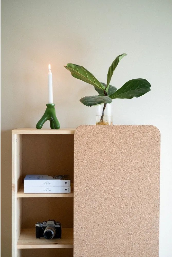 Slide borovi fenyő könyvespolc, 70 x 142 cm - Karup Design