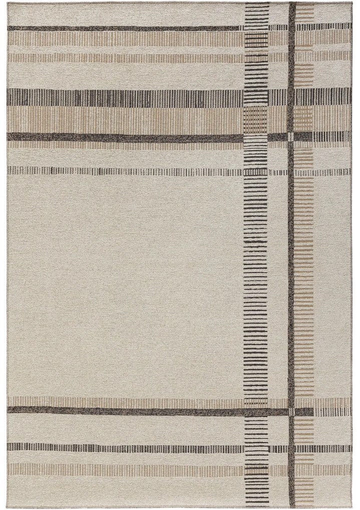Síkszövött szőnyeg Elena Beige/Brown 240x340 cm